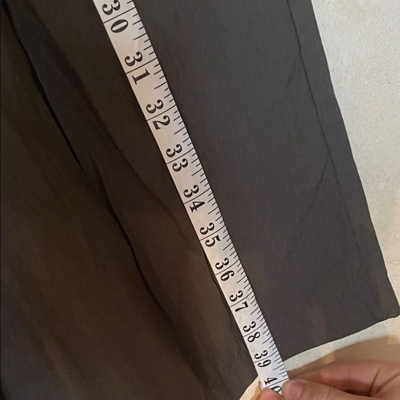 🌸2/$10 Dark Grey Wide-Leg Pants with Drawstring - Picture 3 of 9